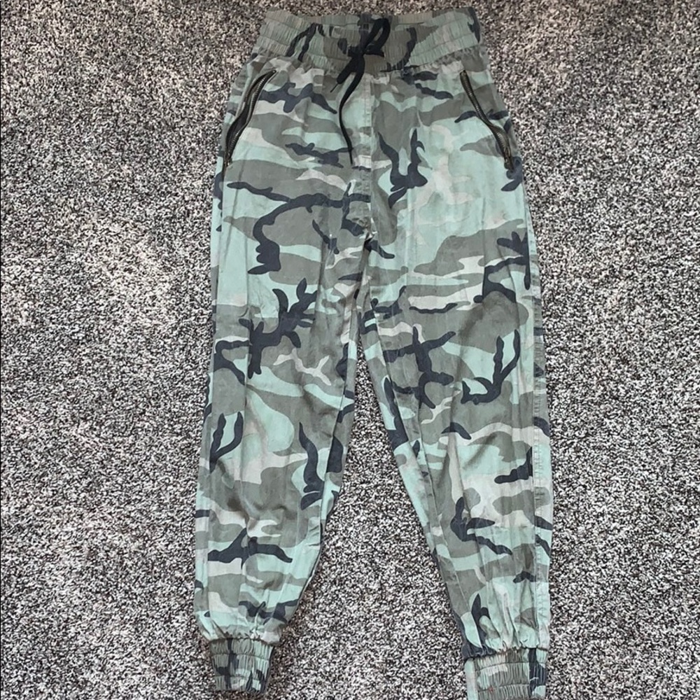 Camo jogger pants